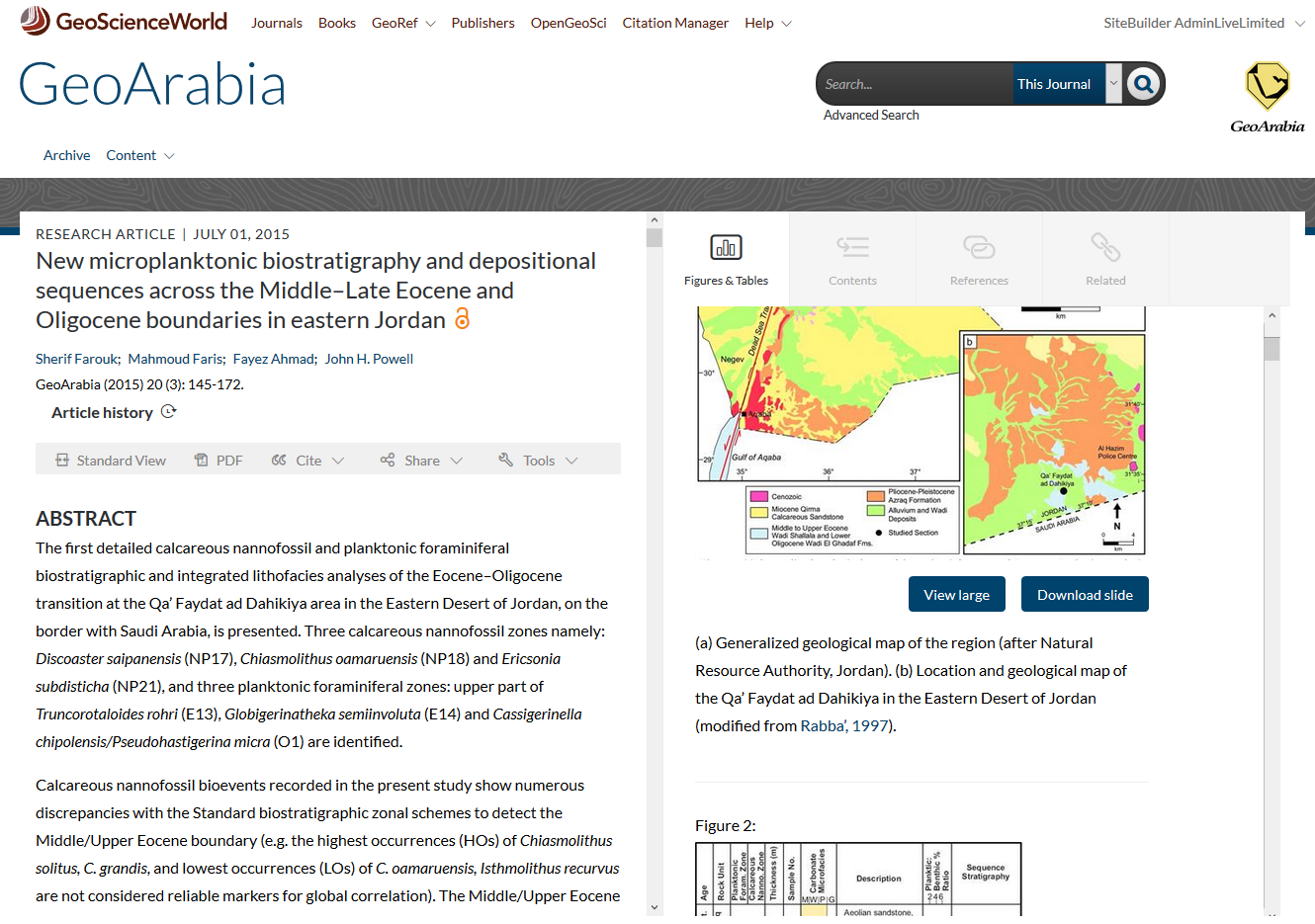 GeoArabia article screenshot