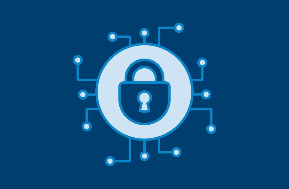 Security lock graphic