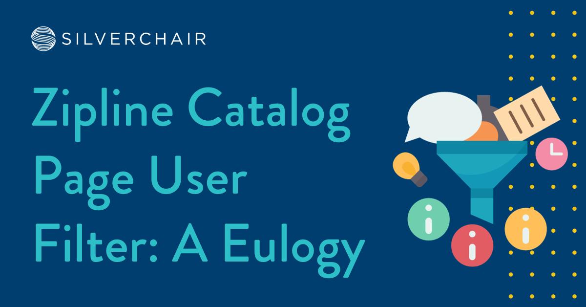 Zipline Catalog page user filter