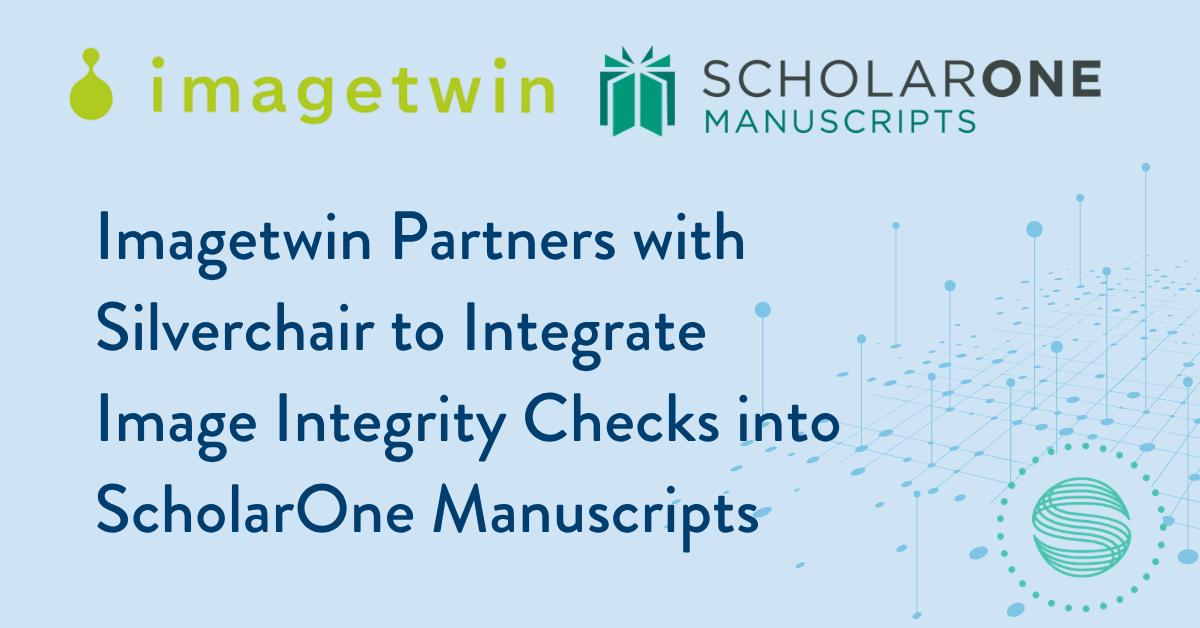 Imagetwin partners with scholarone manuscripts