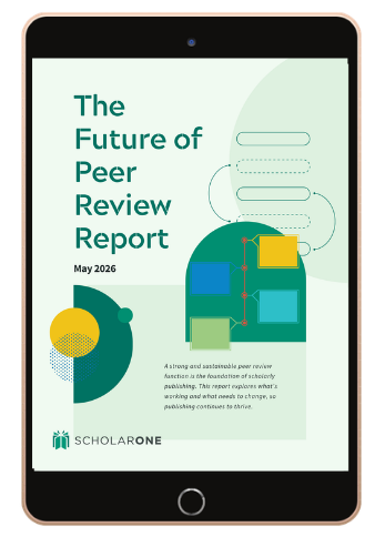 Future of Peer Review Report on an iPad